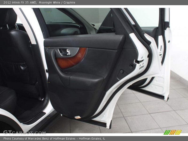 Moonlight White / Graphite 2012 Infiniti FX 35 AWD