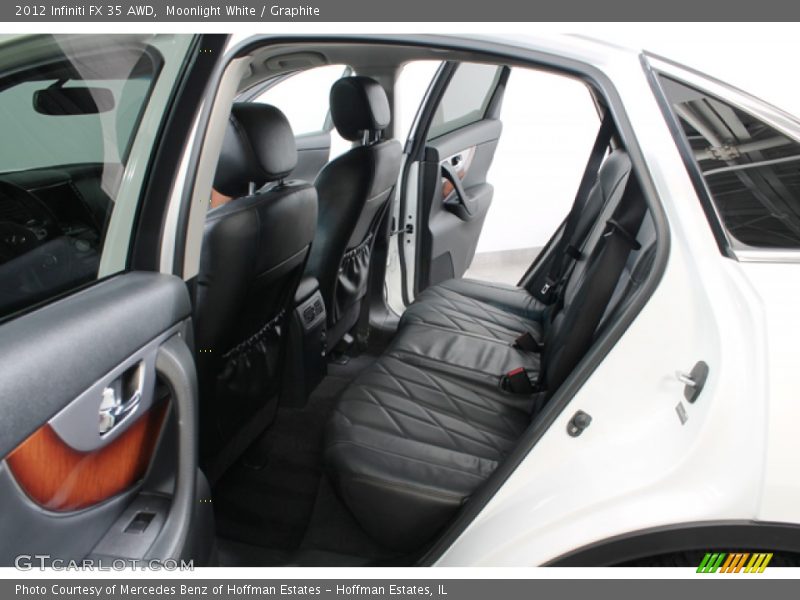 Moonlight White / Graphite 2012 Infiniti FX 35 AWD