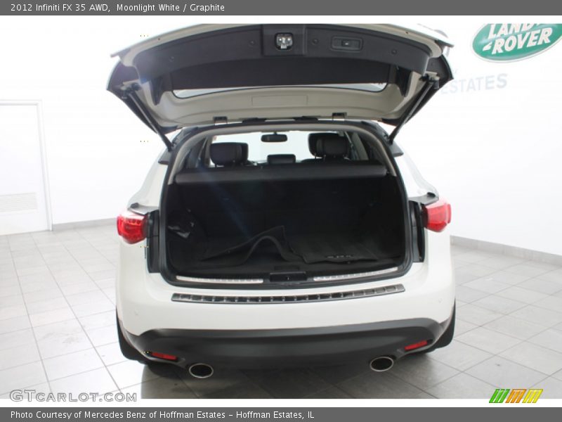 Moonlight White / Graphite 2012 Infiniti FX 35 AWD