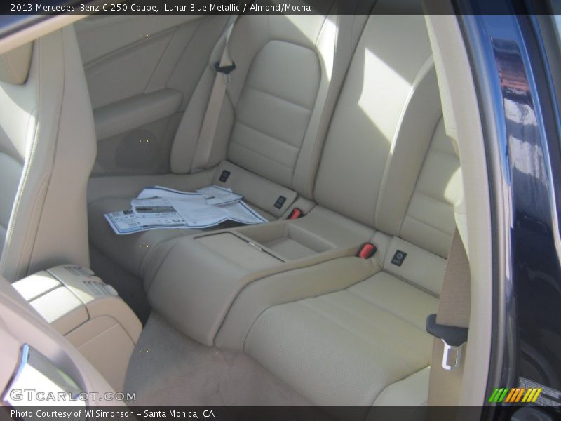Lunar Blue Metallic / Almond/Mocha 2013 Mercedes-Benz C 250 Coupe