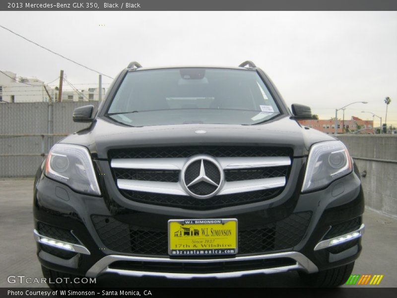 Black / Black 2013 Mercedes-Benz GLK 350