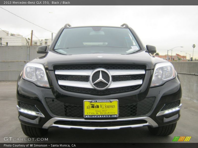 Black / Black 2013 Mercedes-Benz GLK 350