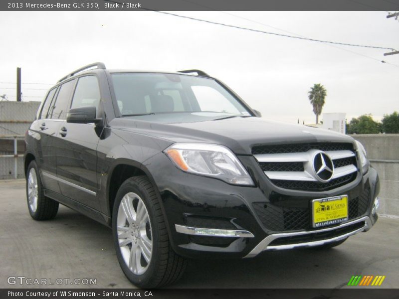 Black / Black 2013 Mercedes-Benz GLK 350