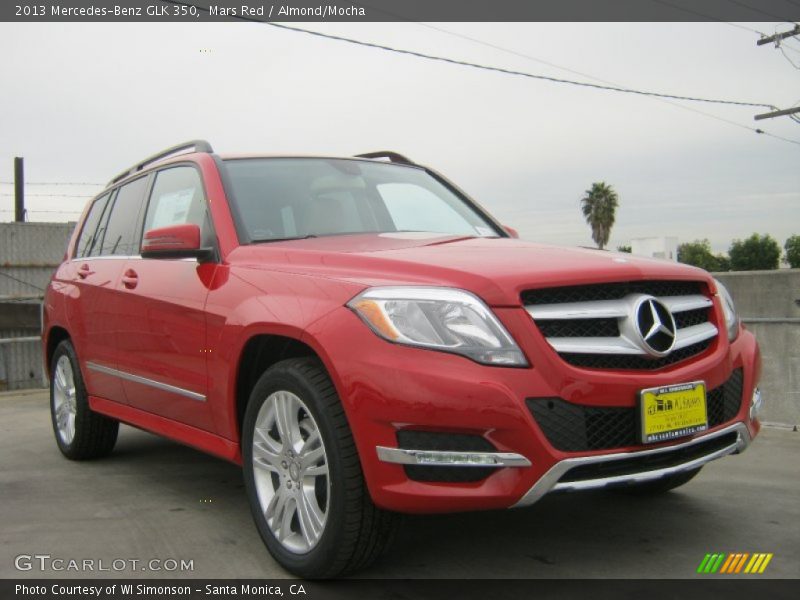 Mars Red / Almond/Mocha 2013 Mercedes-Benz GLK 350