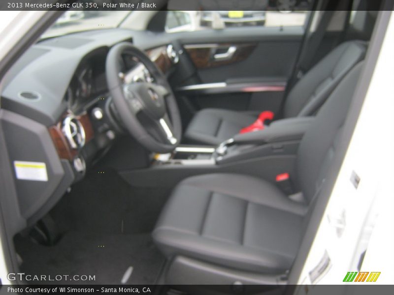 Polar White / Black 2013 Mercedes-Benz GLK 350