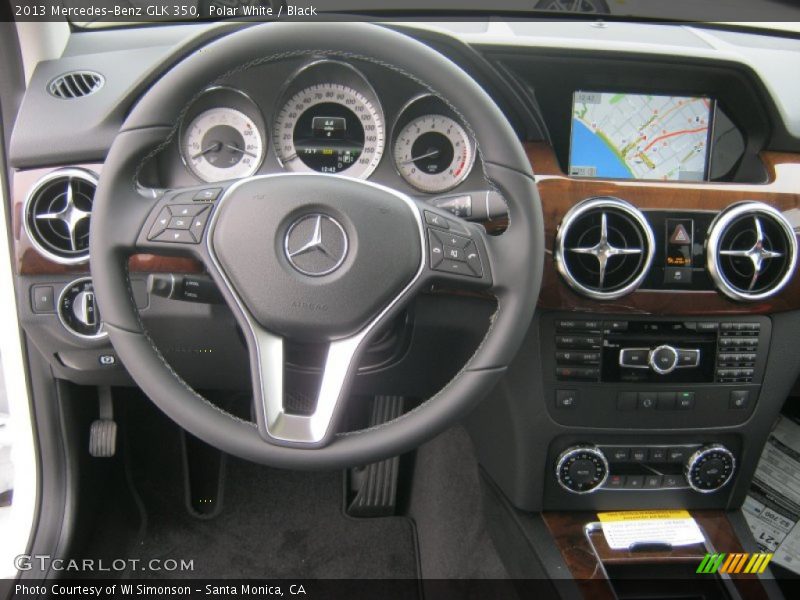 Polar White / Black 2013 Mercedes-Benz GLK 350