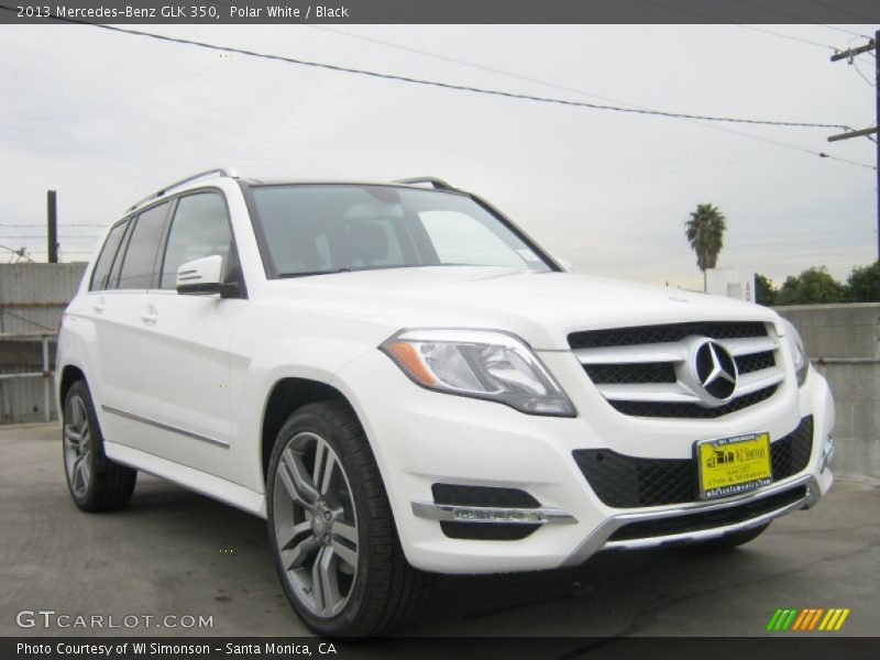 Polar White / Black 2013 Mercedes-Benz GLK 350