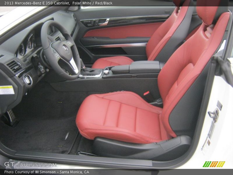 Front Seat of 2013 E 350 Cabriolet