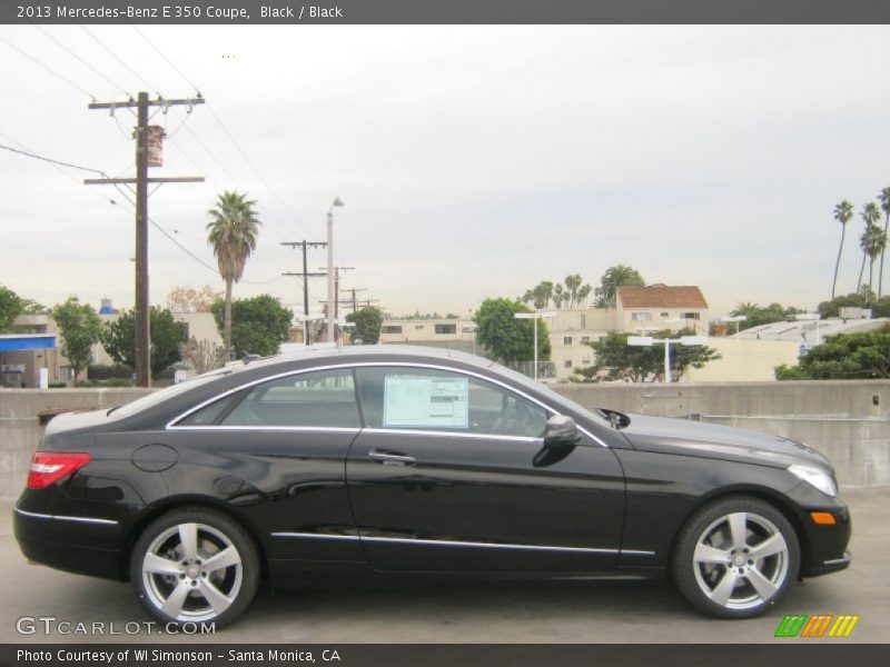 Black / Black 2013 Mercedes-Benz E 350 Coupe