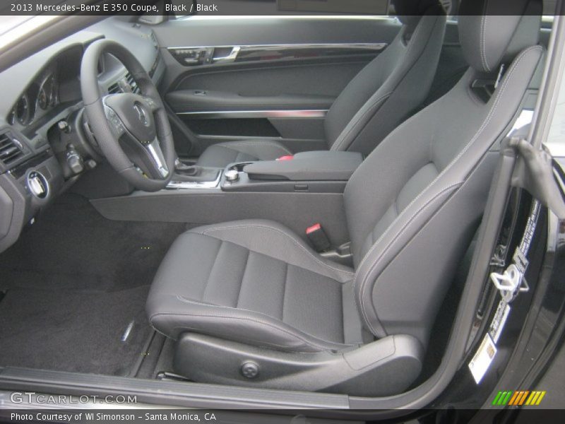 Black / Black 2013 Mercedes-Benz E 350 Coupe