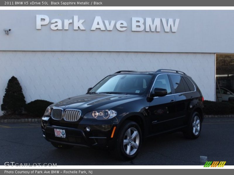 Black Sapphire Metallic / Black 2011 BMW X5 xDrive 50i