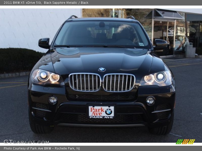 Black Sapphire Metallic / Black 2011 BMW X5 xDrive 50i