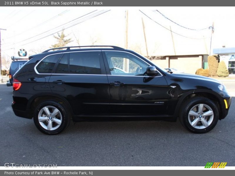 Black Sapphire Metallic / Black 2011 BMW X5 xDrive 50i