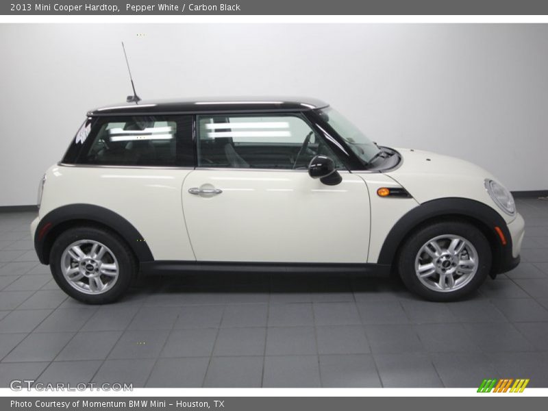 Pepper White / Carbon Black 2013 Mini Cooper Hardtop