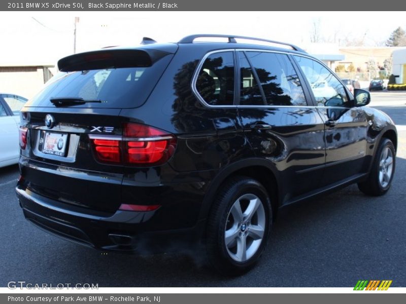 Black Sapphire Metallic / Black 2011 BMW X5 xDrive 50i