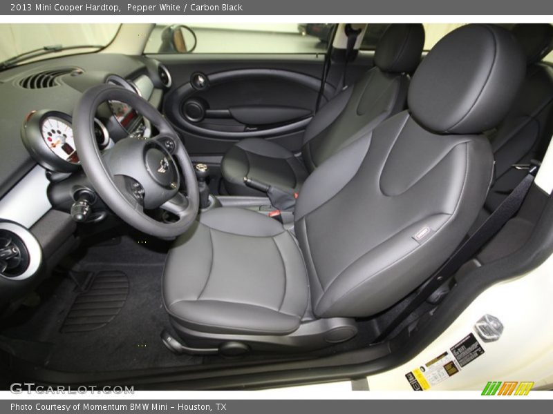 Pepper White / Carbon Black 2013 Mini Cooper Hardtop