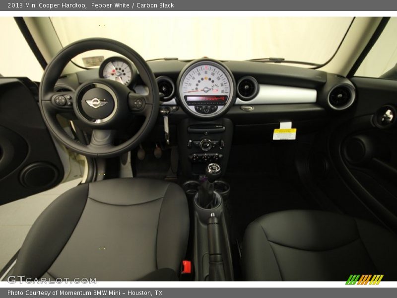 Pepper White / Carbon Black 2013 Mini Cooper Hardtop