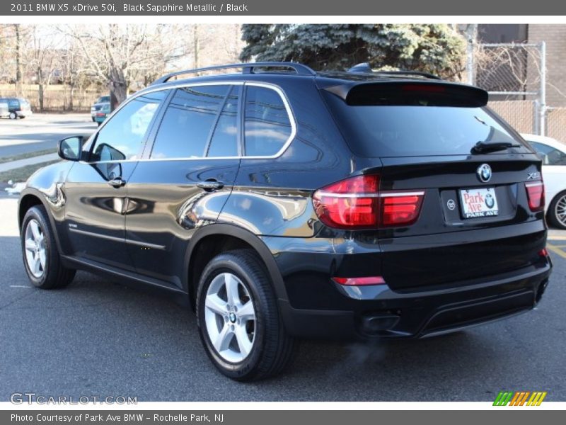 Black Sapphire Metallic / Black 2011 BMW X5 xDrive 50i