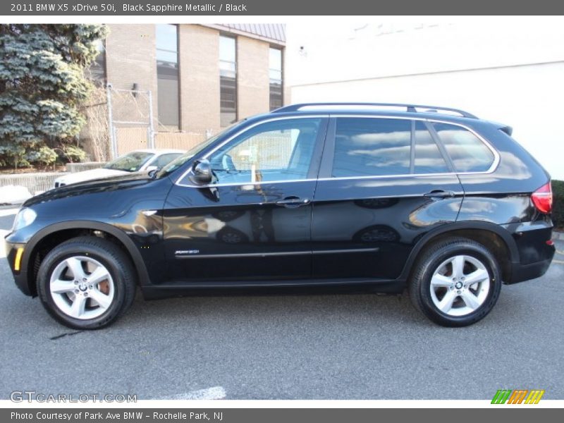 Black Sapphire Metallic / Black 2011 BMW X5 xDrive 50i