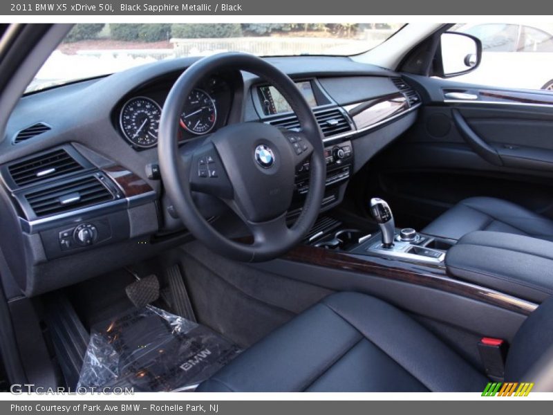 Black Sapphire Metallic / Black 2011 BMW X5 xDrive 50i