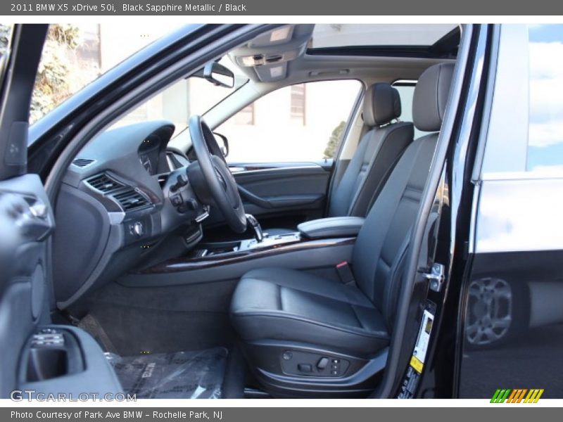Black Sapphire Metallic / Black 2011 BMW X5 xDrive 50i