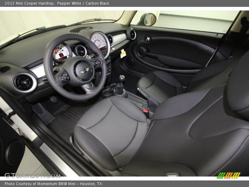 Pepper White / Carbon Black 2013 Mini Cooper Hardtop