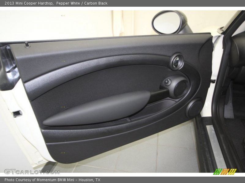 Pepper White / Carbon Black 2013 Mini Cooper Hardtop