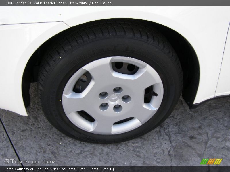 Ivory White / Light Taupe 2008 Pontiac G6 Value Leader Sedan