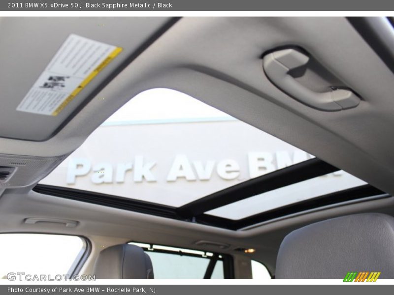 Black Sapphire Metallic / Black 2011 BMW X5 xDrive 50i