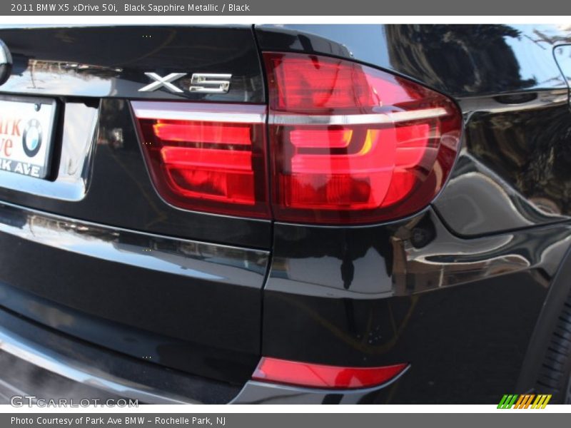 Black Sapphire Metallic / Black 2011 BMW X5 xDrive 50i