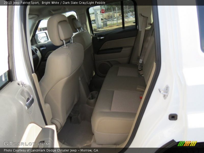 Bright White / Dark Slate Gray/Light Pebble 2013 Jeep Patriot Sport
