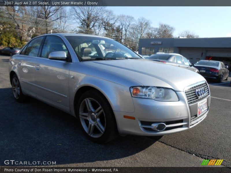 Light Silver Metallic / Ebony 2007 Audi A4 2.0T Sedan