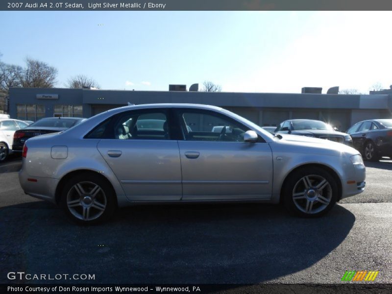 Light Silver Metallic / Ebony 2007 Audi A4 2.0T Sedan