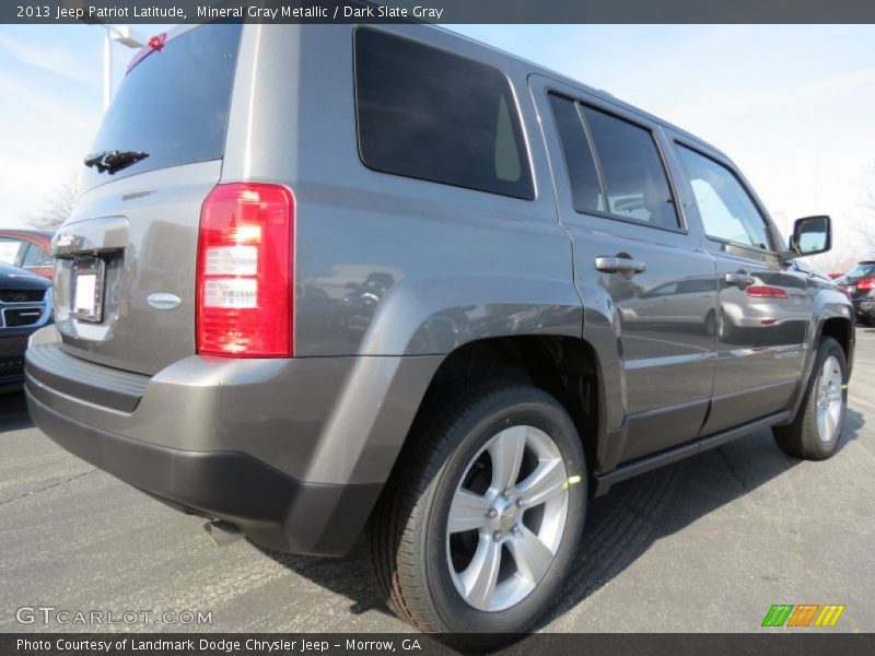 Mineral Gray Metallic / Dark Slate Gray 2013 Jeep Patriot Latitude