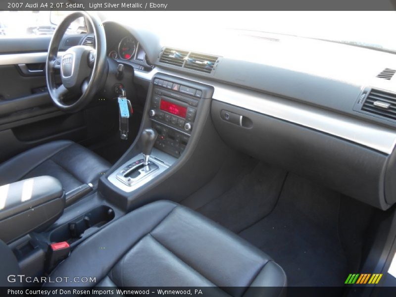 Light Silver Metallic / Ebony 2007 Audi A4 2.0T Sedan