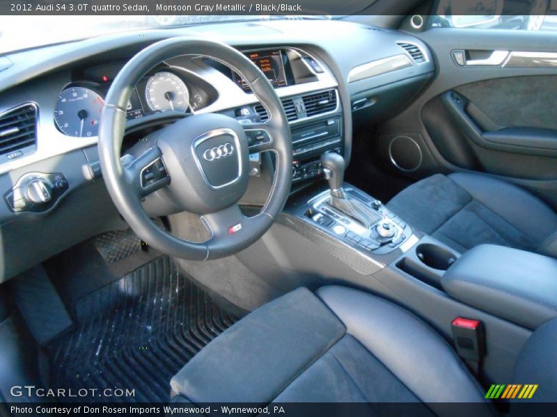 Black/Black Interior - 2012 S4 3.0T quattro Sedan 