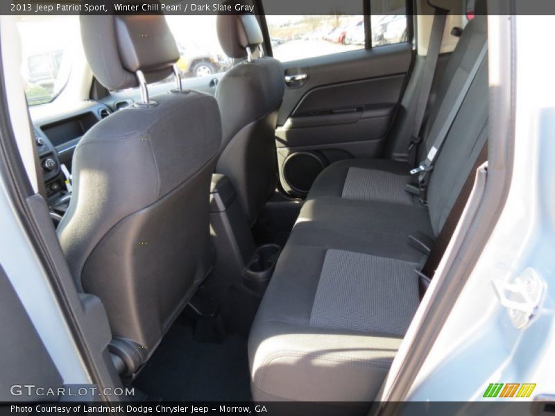 Winter Chill Pearl / Dark Slate Gray 2013 Jeep Patriot Sport