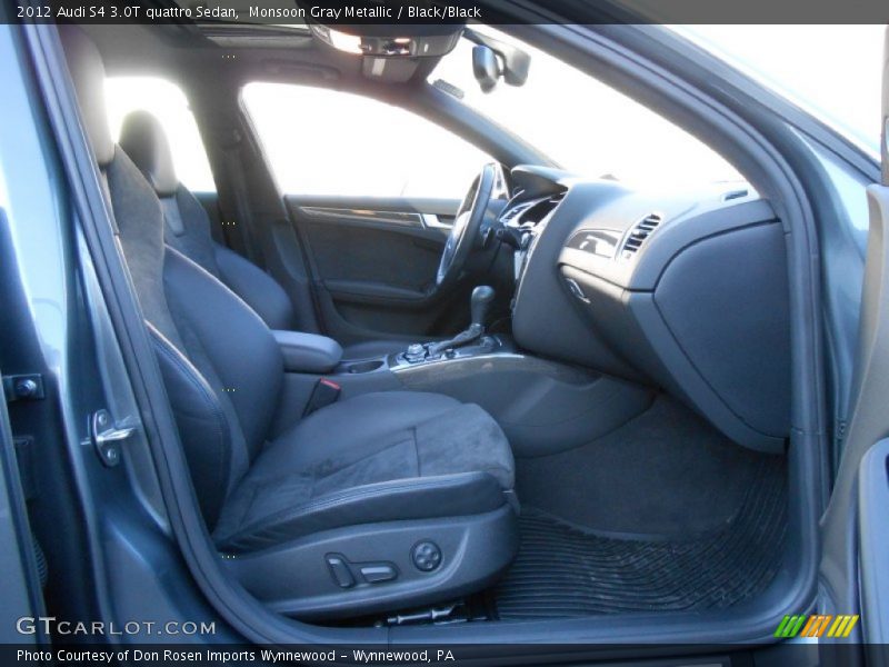 Monsoon Gray Metallic / Black/Black 2012 Audi S4 3.0T quattro Sedan