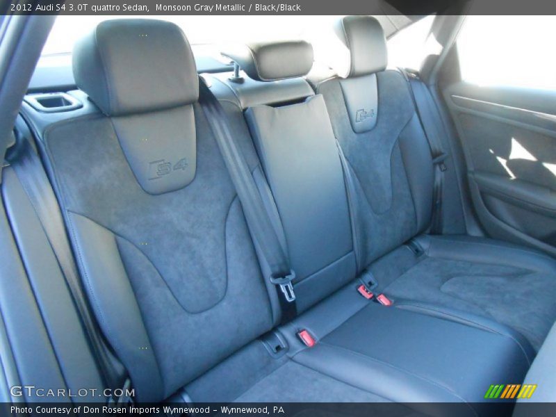 Rear Seat of 2012 S4 3.0T quattro Sedan