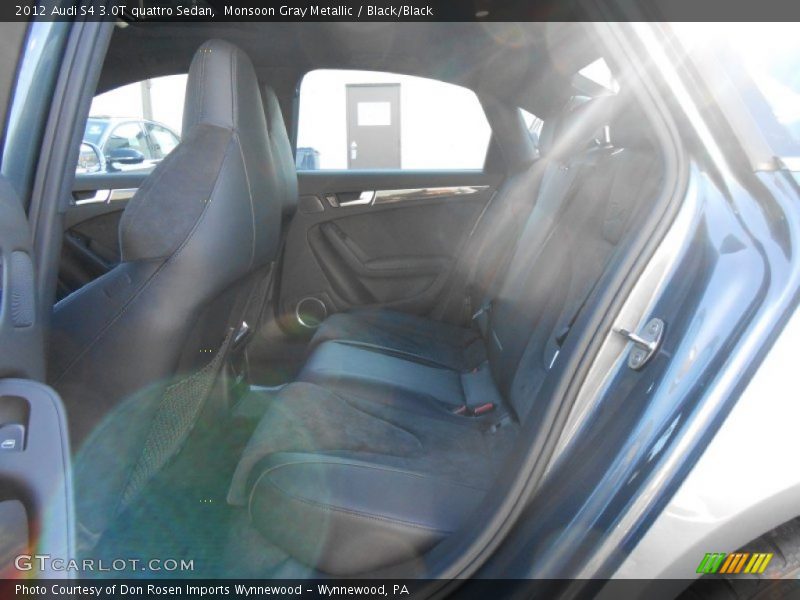 Monsoon Gray Metallic / Black/Black 2012 Audi S4 3.0T quattro Sedan