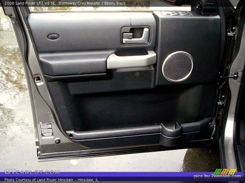 Stornoway Grey Metallic / Ebony Black 2008 Land Rover LR3 V8 SE