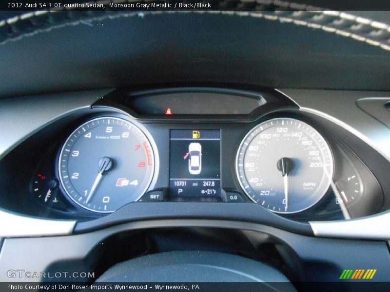  2012 S4 3.0T quattro Sedan 3.0T quattro Sedan Gauges