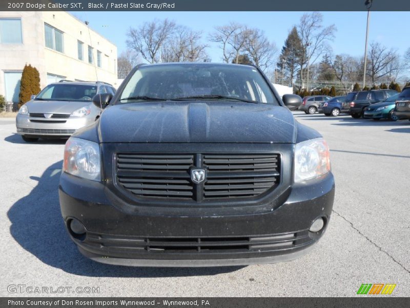Black / Pastel Slate Gray/Red 2007 Dodge Caliber SXT