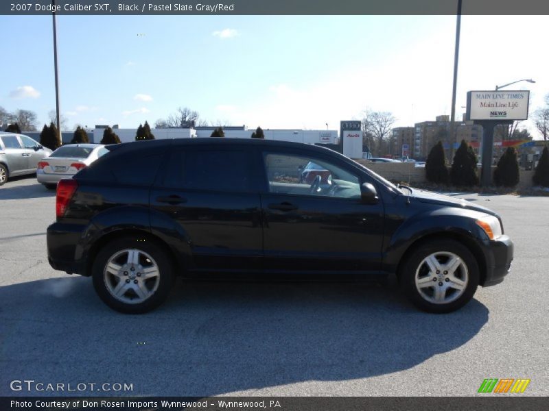 Black / Pastel Slate Gray/Red 2007 Dodge Caliber SXT