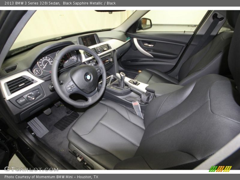 Black Interior - 2013 3 Series 328i Sedan 