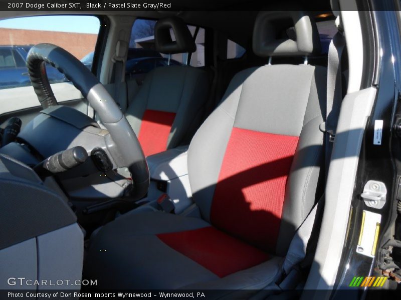 Black / Pastel Slate Gray/Red 2007 Dodge Caliber SXT