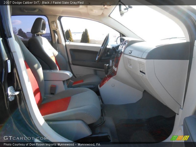 Black / Pastel Slate Gray/Red 2007 Dodge Caliber SXT