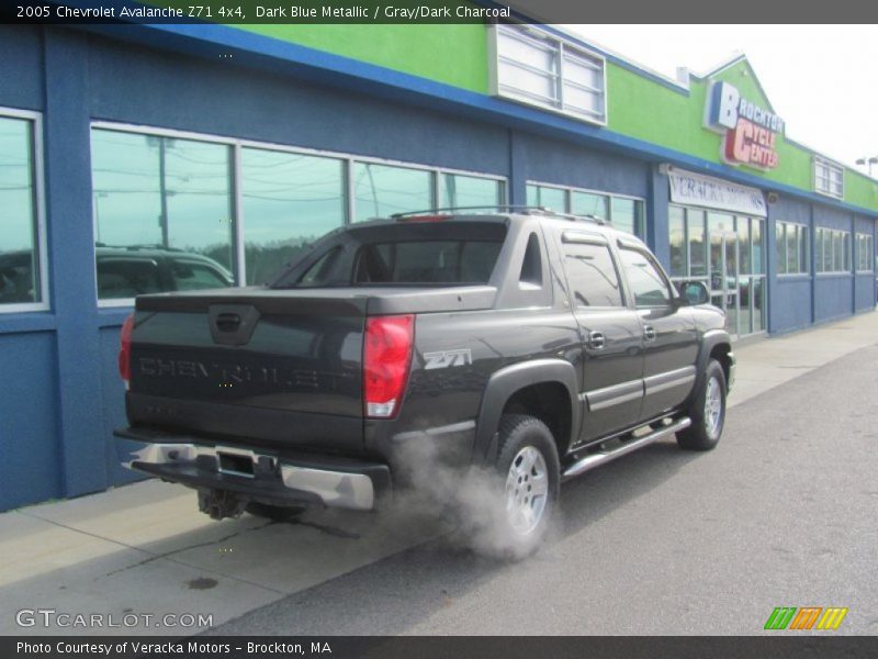 Dark Blue Metallic / Gray/Dark Charcoal 2005 Chevrolet Avalanche Z71 4x4