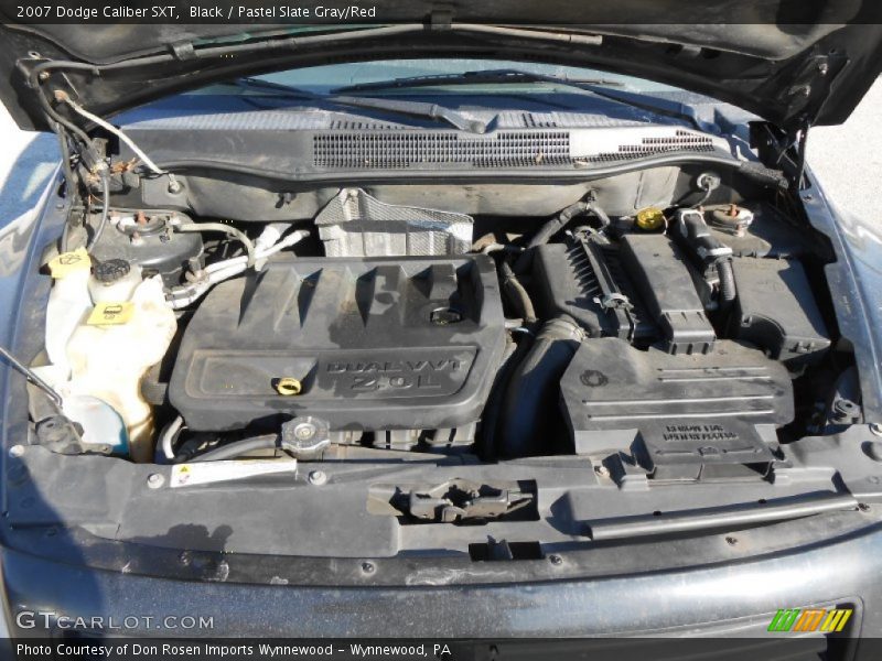 Black / Pastel Slate Gray/Red 2007 Dodge Caliber SXT
