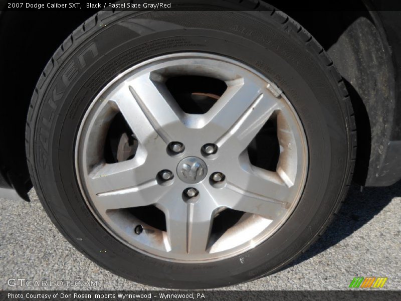 Black / Pastel Slate Gray/Red 2007 Dodge Caliber SXT